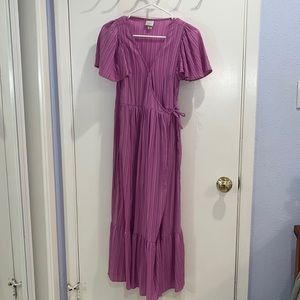 Purple Wrap Dress